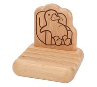 Brrnoo Soporte para Teléfono, Soporte de Madera para Teléfono, de Escritorio con Diseño de Pato, Decorativo de Madera para Tablet Que Garantiza Estilo y funcionali