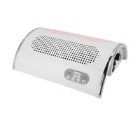 BRRNOO Taladro de Uñas Eléctrico 3 en 1 con Colector de Polvo Al Vacío, Lámpara Secadora, Almohada de Descanso de Manos, Kit de Lima de Uñas Eléctrica para el Hogar, Salón de Bricolaje, (Enchufe de