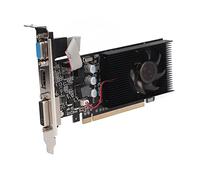 Brrnoo Tarjeta Gráfica GT610 2GB DDR3 64bit 810MHZ Frecuencia de Memoria 1000MHZ Frecuencia Central Resolución 2560x1600 Tarjeta Gráfica de PC (GT610 2GD3 64BI)