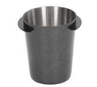 Brrnoo Taza de Dosis de café, Soporte de Portafilter Compatibilidad con Acero Inoxidable Pulido de Pulido de café Taza de 58 Mm de Dosis Expresso de Alimentador de Polvo para (BLACK)