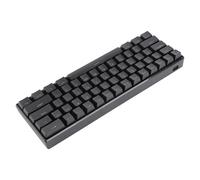 Brrnoo Teclado MEC Nico RGB Compacto 61 Teclas con Interruptores Azules Profesionales para Gaming y Programaci n Dise o Fantasma Inyecci n de Doble Color Cableado Ideal para Jugadores y