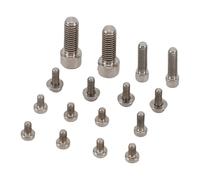 Brrnoo Tornillo Kit Freno Bicicleta Montaña Aleación Titanio Ligero, (Ti)