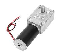 Brrnoo Torque DC Motor, Velocidad de Torsión Reduzca el Motor de la Caja de Engranajes Eléctricos, de Engranaje de Gusano, de de de de Gusano Reversible de 8 Mm de 24 V (5RPM)