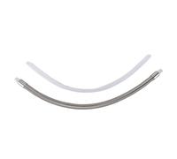 Brrnoo Tubo para Taza de Leche con Boquilla Burbujeante y Manguera, Pieza de Repuesto de Acero Inoxidable Compatible con Jura WE8, E6, D6, Z8, Z6 (Adaptador)