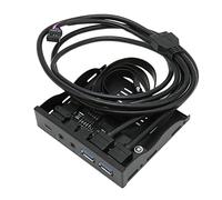 Brrnoo Unidad de Disquete USB, Panel Frontal USB 3.2 Hub 10Gbps Enchufe y Reproduce el Lector de Disquete de de de Hierro Lector de Disco de Disco de de de de para Ganar para o PC,