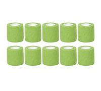 BRRNOO VENDACIÓN ELASTA Auto Adhesiva Multipureze Desechable Cuerpo de Antislippongo a Prueba de Choque 10 Piezas de Tela No Tejida 5 Cm X 450 Cm para Artistas y Entusiastas del (Pasto verde)