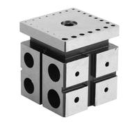 Brrnoo Yunque de Relojero para Golpear, Bloque de Dapping de Acero con Diseño Ligero y Compacto para Tareas de Prensado, Perforado y Remachado de Precisión