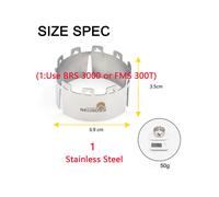 (BRS 3000)BRS-3000T Stainless Steel Fms Wasp Gas stove Windshield Accessories for Bulin B18 for GS