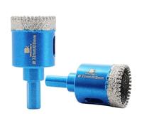 BRSCHNITT - Juego de 2 brocas de núcleo de diamante seco, 1-1/4 pulgadas con vástago triangular para azulejos de porcelana, cerámica, piedra, granito, mármol