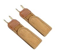 BRTNUP 2 cinturones sin hebilla para hombres y mujeres, cinturón elástico con gancho de metal, cintura ajustable e invisible para comodidad durante todo el día en el trabajo, viajes y uso casual