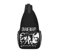 BRTOLIIAO Abba Death Metal Band Bolsa de pecho Hombres Bandolera Bolsa de pecho Viaje Senderismo Mochila de Día Bolsa de hombro