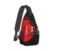 BRTOLIIAO Bandolera deportiva Kyokushin Karate Bushido Valores de pecho Bolsa unisex para mujeres Moda masculina Mochilas de hombro para viajes