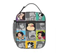 BRTOLIIAO Bolsas de almuerzo aislantes Fondo Celular Mafalda AccesoriosStora ge Food Box Nueva ArriVal Cooler Thermal Lunch Box para el colegio