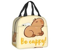BRTOLIIAO Bolsas de almuerzo aislantes personalizadas Be Cappy para mujeres, refrigeradora portátil térmica de comida para la escuela