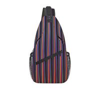 BRTOLIIAO Carlos Cruz Diez Bolsa de pecho Hombre, bandolera, mochila bandolera, bolsa de pecho para viajar, senderismo, mochila de hombro