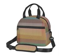 BRTOLIIAO Carlos Cruz-Diez Bolsas de Comida Cajas Bento Impermeables Bolsas de picnic Bolsa de Refrigeración para Trabajo de Mujer