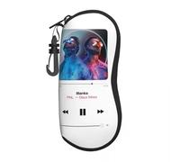 BRTOLIIAO Estuche personalizado para gafas de rapero francés PNL para gafas para hombres Soft Le Monde Chico para gafas protectoras