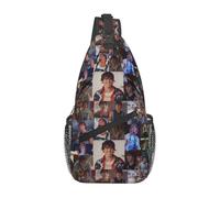 BRTOLIIAO Julie And The Phantoms Luke Bolsa de pecho para hombres Bandolera Mochila bandolera Bolsa de pecho Viaje Mochila de día Bolsa de hombro