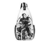 BRTOLIIAO Mochila bandolera de moda Johnny Hallyday Sling Sling para hombres Francesa SinGer Bolsas de hombro para viajar