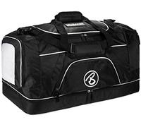 BRUBAKER Big Base XXL Bolsa de Deporte con Gran Compartimento húmedo + Compartimento para Zapatos - 90 litros - Negro