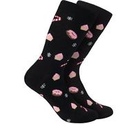 BRUBAKER Calcetines de Navidad para Hombres y Mujeres - Dulces - Calcetines de Algodón Navidad - Talla 35-40