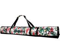 BRUBAKER Carver Pro Flamingo - Bolsa de esquí acolchada para 1 par de esquís y bastones, resistente a desgarros, 170 cm