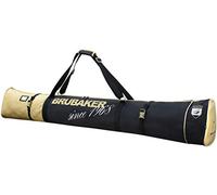 BRUBAKER 'Carver Pro St. Moritz' Housse à Skis rembourrée pour 1 Paire de Skis et Bâtons - 170 cm ou 190 cm - Negro/Dorado