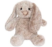 BRUBAKER Conejo de Peluche con Orejas Flexibles - Conejo de Peluche de 28 cm para Niños - Conejo de Peluche - Juguete de Peluche Gris Marrón