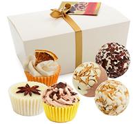 BRUBAKER Cosmetics - Juego de 6 bombas de baño 'Merry Christmas' hechas a mano