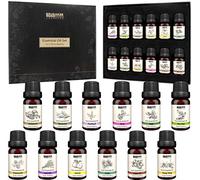 BRUBAKER Cosmetics Set de 12 Aceites Esenciales Aceites de Aromaterapia 12 x 10 ml Natural & Vegan - Aceite de Fragancia para Difusor, Humidificador, Masaje, Aromaterapia o Cuidado del Cuerpo