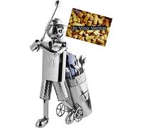 BRUBAKER Escultura Soporte para Botellas de Vino Soporte de Exhibición Golfista