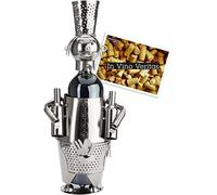 BRUBAKER Escultura Soporte para Botellas de Vino Soporte de Exhibición Tabernero