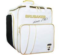 BRUBAKER 'Grenoble' - Bolsa de Deporte - Mochila para Botas de esquí + Casco + Accesorios - Color Blanco/Dorado