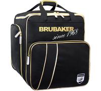 BRUBAKER Grenoble Mochila Bolsa para Botas Esquí Casco Guantes Negro Dorado