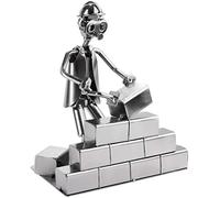 BRUBAKER Hombre Tornillo Albañil - Figura de Hierro Hecha a Mano Hombre de Metal - Figura de Metal Idea de Regalo para Albañiles y Artesanos