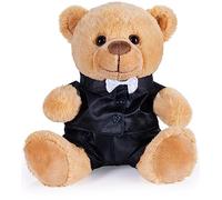 BRUBAKER Osito de Peluche de Pareja de Novios - Set de Oso en Traje