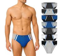 BRUBAKER Pack de 7 Slips de Deporte para Hombre de Algodón - Talla M