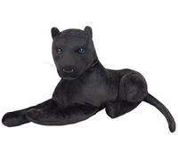 BRUBAKER Peluche de Pantera 45 cm Acostado - Gran Gato Negro