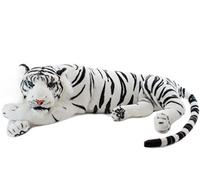 BRUBAKER Peluche de Tigre Blanco de 60 cm - Peluche de Aspecto Real - Rey de la Selva