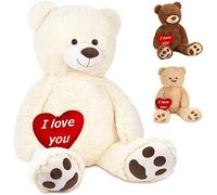 BRUBAKER Peluche Gigante XXL - Oso/Osito - 100 cm - Blanco