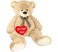 BRUBAKER Peluche Gigante XXL - Oso/Osito - 150 cm - Beige