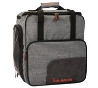 BRUBAKER 'Super Performance' Bolso para Deporte - Mochila Porta Botas De Esquí - Heather Gris/Negro