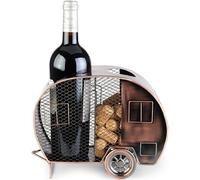 BRUBAKER Portabotellas Vino Caravana - Portabotellas Metálico Color Cobre