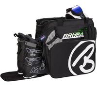 BRUBAKER 'Super Champion 2.0' Bolso para Deporte - Mochila Porta Botas De Esquí - Negro/Verde