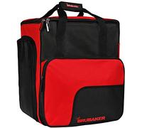 BRUBAKER 'Super Function' Bolso para Deporte - Mochila Porta Botas De Esquí - Rojo