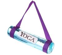 BRUBAKER Yoga Mat Blue - Bola de Cristal Pintada a Mano - Boca Soplada Figuras de Decoración del arbol de Navidad Decoración Divertida Colgante Bola de arbol - Ca. 11 cm