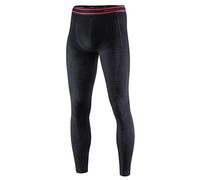 BRUBECK Calzoncillos funcionales de Hombre Largos | Térmicos | Ropa Interior de esquí | 41% Lana Merino | LE11710 | Negro | M