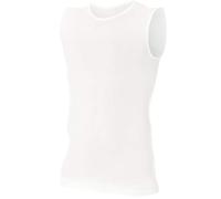 BRUBECK Camiseta de Tirantes para Hombre | Sin Mangas | Camiseta Interior Funcional | Top | 41% Lana Merino | SL10160 | Blanco | XXL