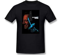 Bruce and Springsteen - Camiseta básica de manga corta para hombre, diseño de humor de Bruce and Springsteen, talla europea, Negro, L