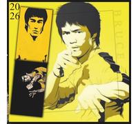 BRUCE CALENDAR 2026: 12 MONTHS OF MARTIAL ARTIST LEE 8.5X8.5 WITH GLOSSY PAPER